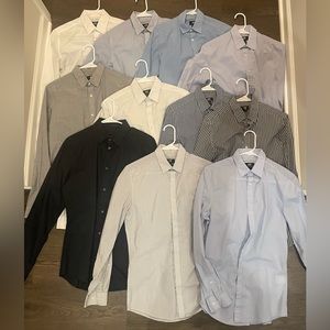 H&M Easy Iron Slim Fit Men’s Button Up Shirts - Size Small